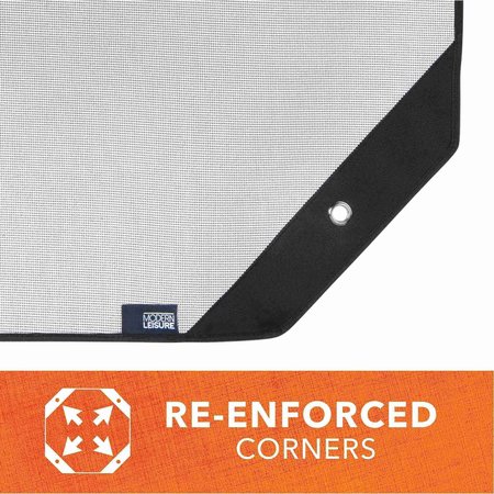 Modern Leisure Basics Universal Air Conditioner Cover, Mesh Topper, 36 in. Square, Black 3123